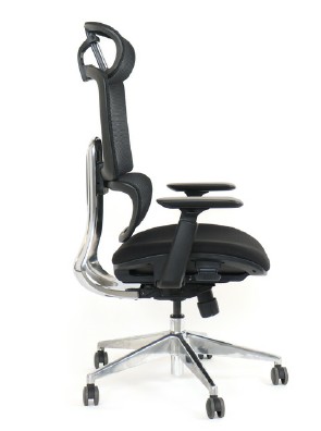 Euroline High back mesh chair Chrome base
