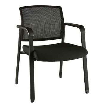 Euroline back mesh side chair w/wheel option