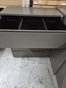 Meridian 42"x 49" 4dr Lateral File Dark Grey