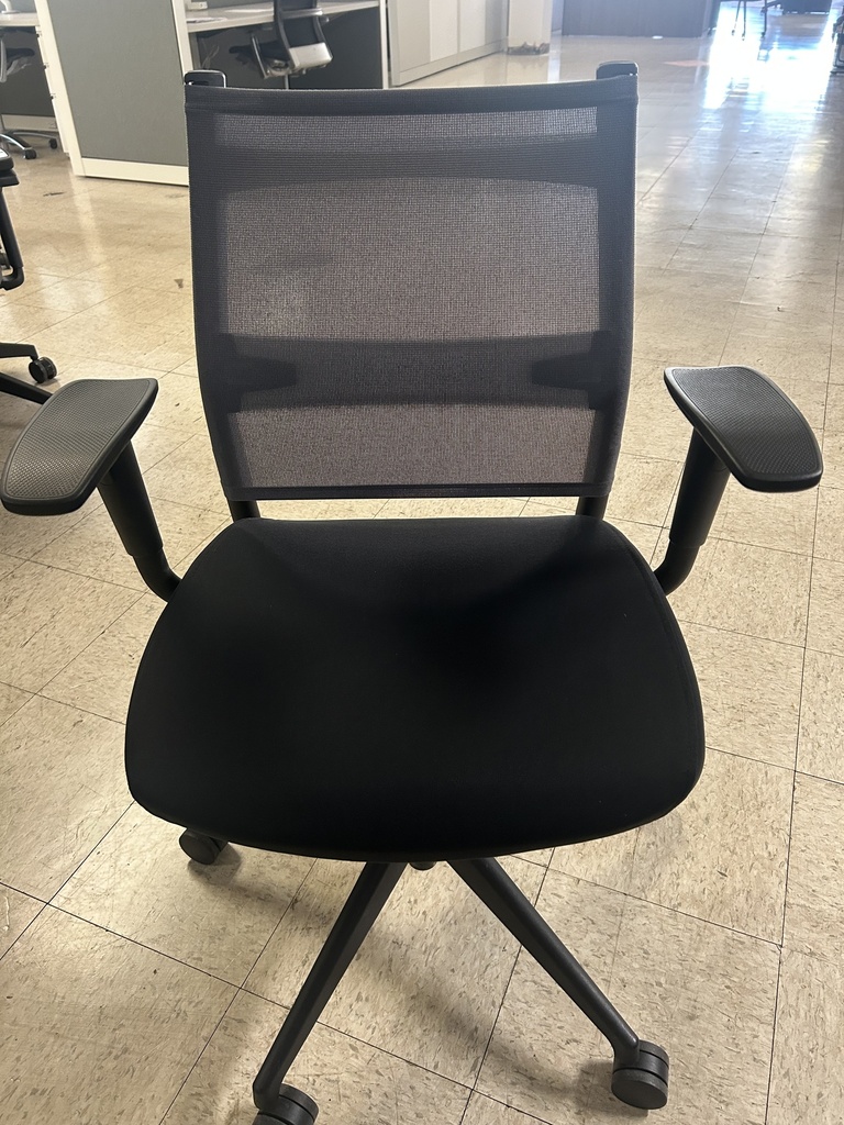 Sit on It Wit - Black Seat Grey Mesh