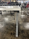 Herman Miller Renew 24"x 60" Sit to Stand -White w/Silver C-Foot Base 