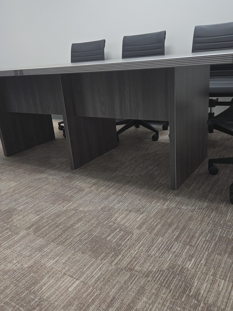 Euroline Square Conference table 4'x8' Samoa Grey