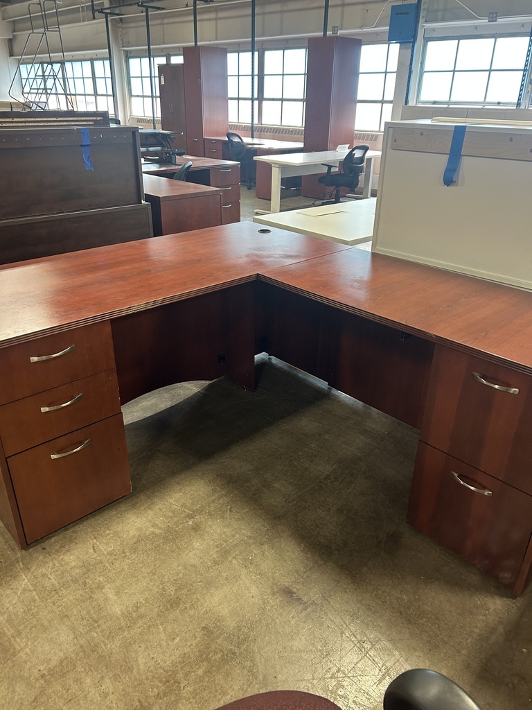 30x66 RH Dbl Ped - Cherry