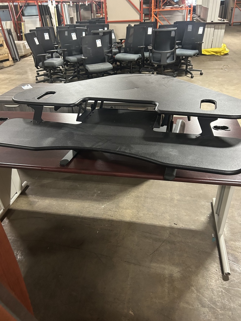 48" Corner VariDesk - Black