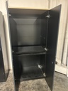 36x73 LaCasse Storage Cabinet - Black/Blonde Top 
