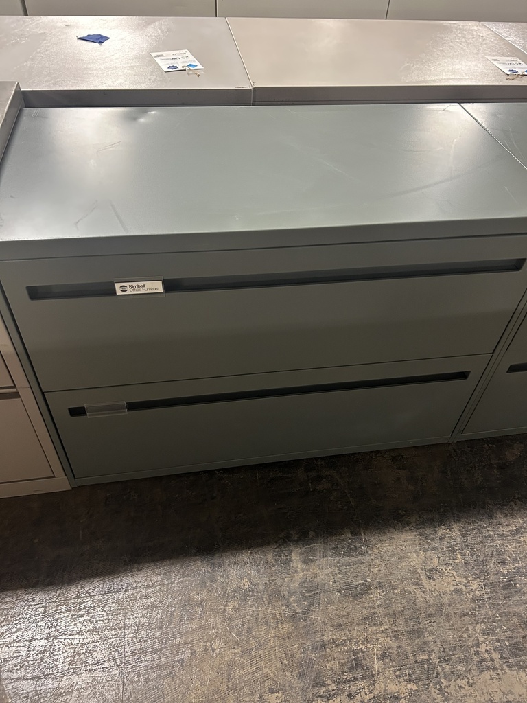 36" Kimball 2 Drawer Lateral - Gray