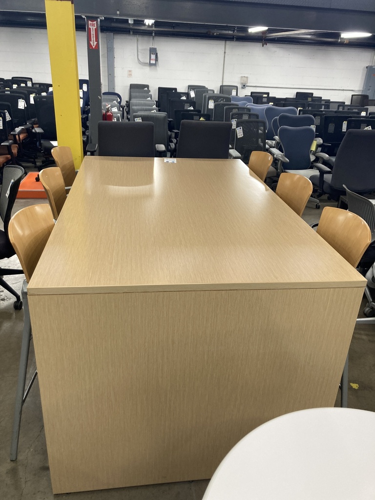 48" x 78"x41 1/2" tall maple huddle table 