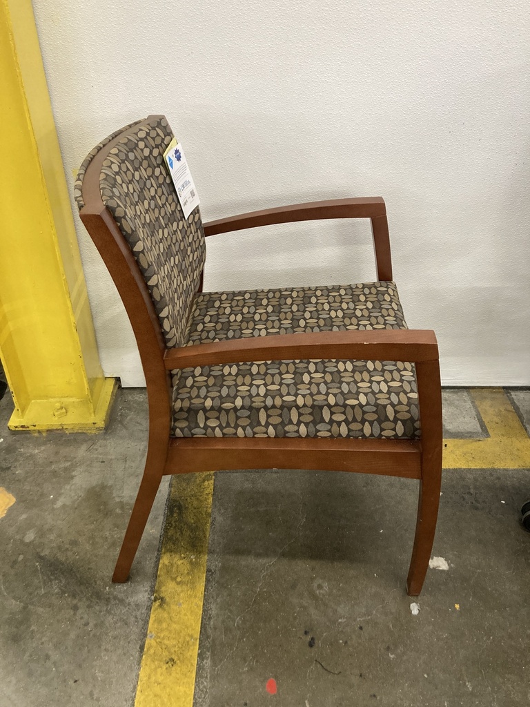 Side Chair Cherry Oval Pattern