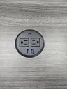 Euroline Dual Power for Conference table Installed