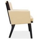 Society Collection Guest Chair w/ Espresso wood frame