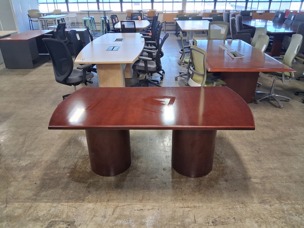 6x3 Conference Table w/Drum Base - Mahogany 