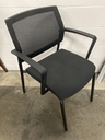 SitOnIt Black Grey Stacking Chair