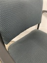 Green Diamon Pattern Stacking Chair