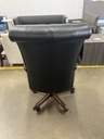 Executive Black Leather Tufted Office Chair 