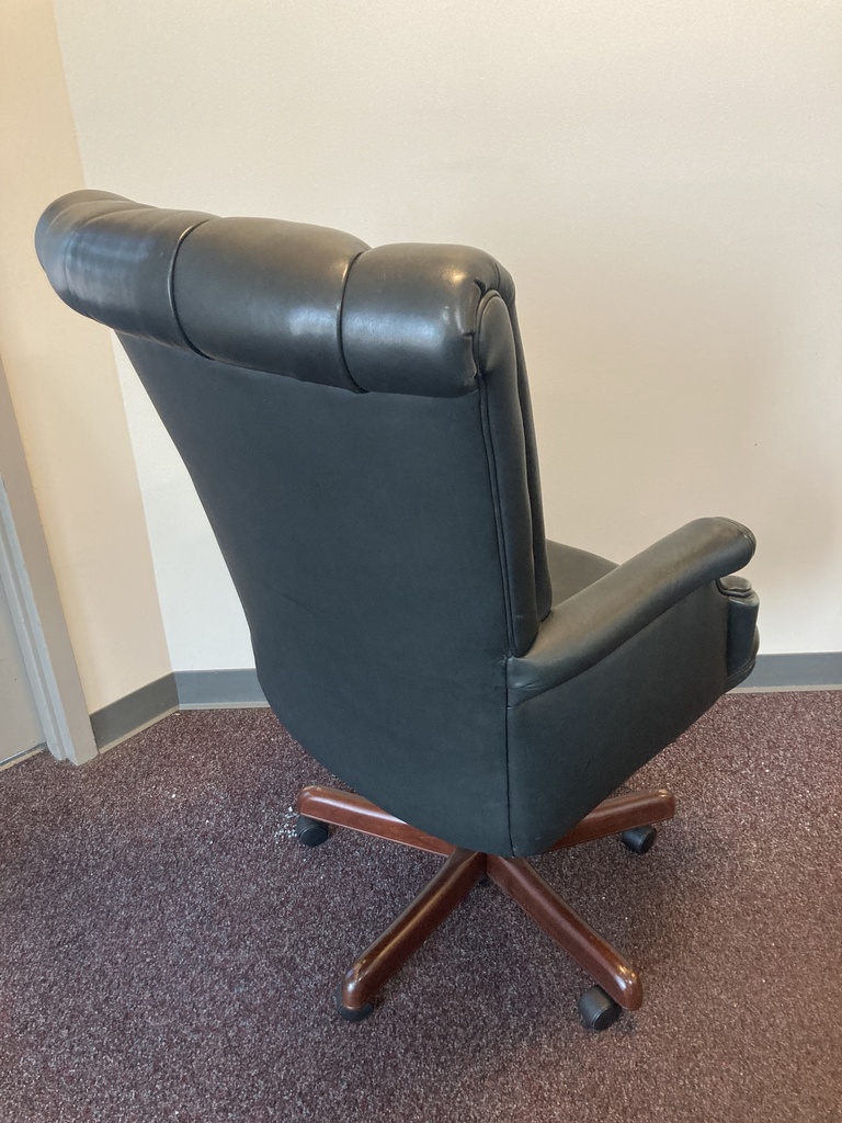 High Back Executive Black Leather Chair 