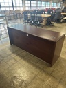24x71 Hon Double Ped Credenza - Mahogany 
