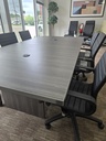 Euroline Rectangle Conference table 4'x8' Samoa Grey