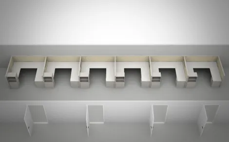 Kimball xcite Workstation, 6' x 8' nuetral color