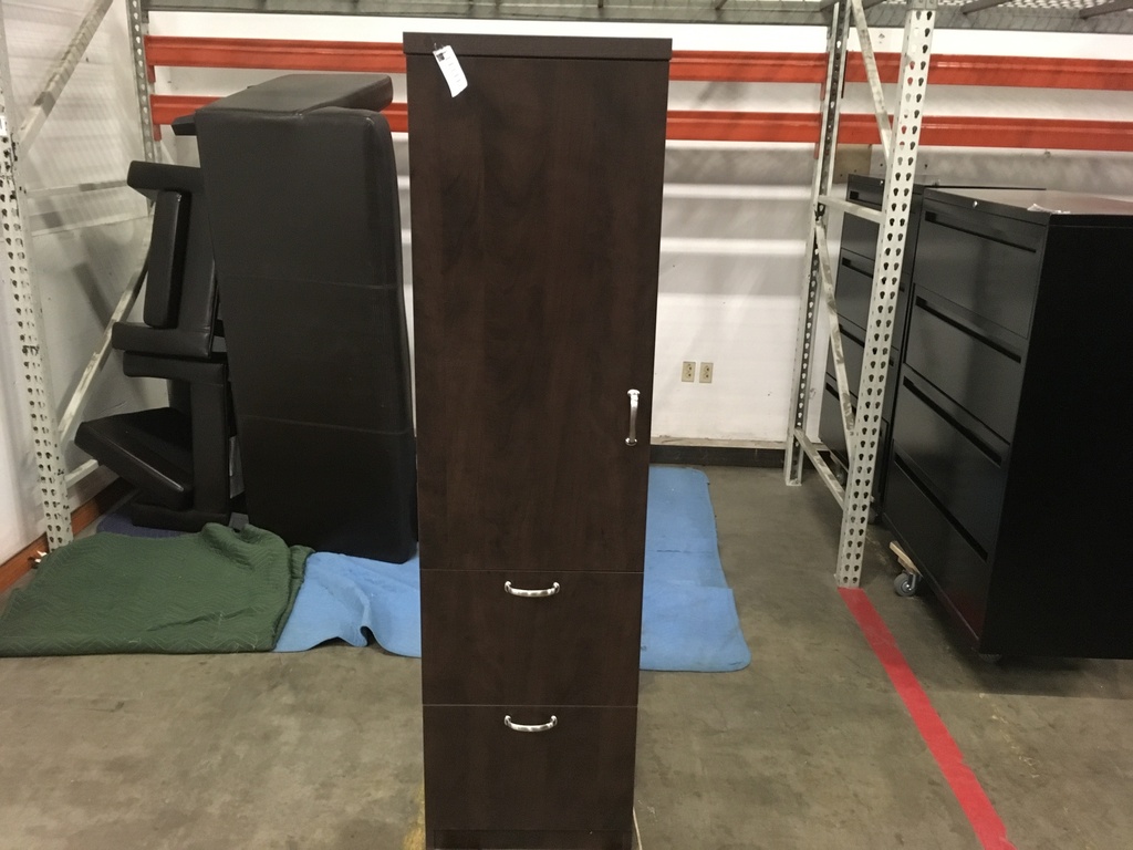 18"x68" FF Stg/Wardrobe Cabinet LH Mocha