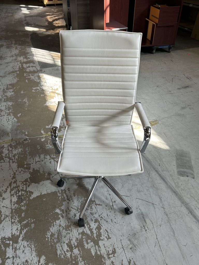 COE Executive High Back White Task Chair