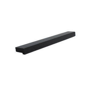 Euroline Matte Black L-Shaped Handle