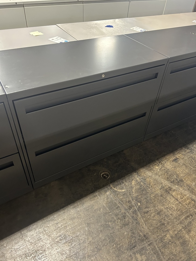 36" Hon 2 Dr Lateral - Dark Gray