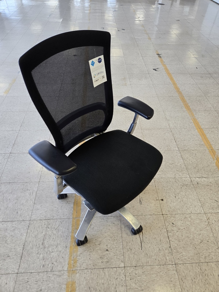 Knoll Life Mesh Back Task Chair 2D Arm- Fabric Black