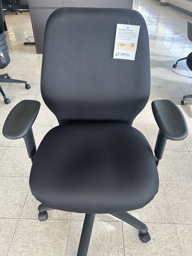 Office Star 3121 Task Chair with Arms, Black fabric