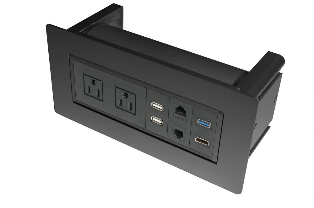 DK- POWER MODULE FOR CONFERENCE TABLES- BLACK