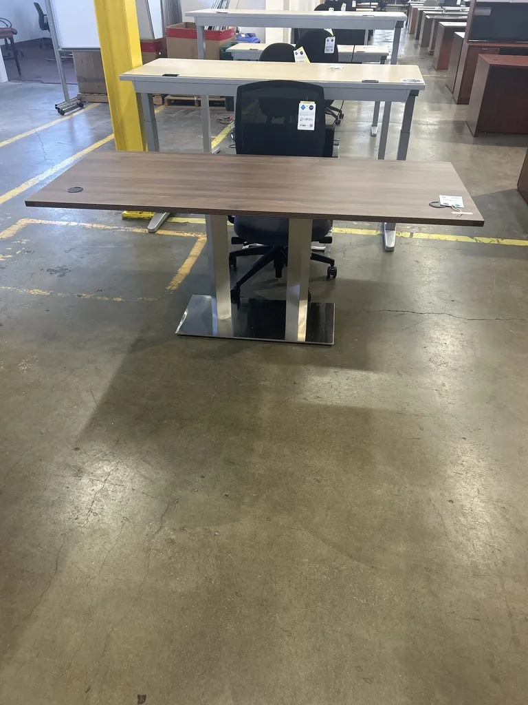 30x71 Walnut table Desk, rectangle 