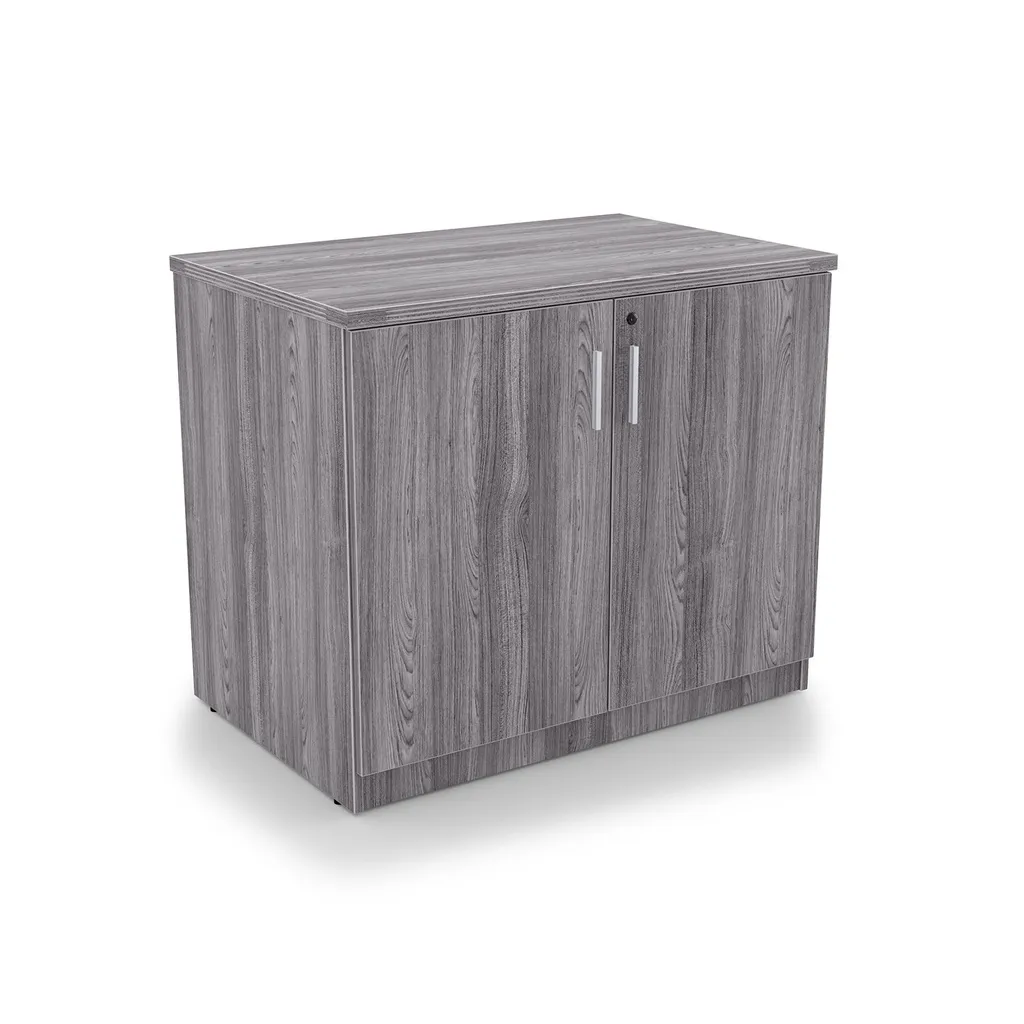 Euroline 36" storage cabinets w/ Lock Grey