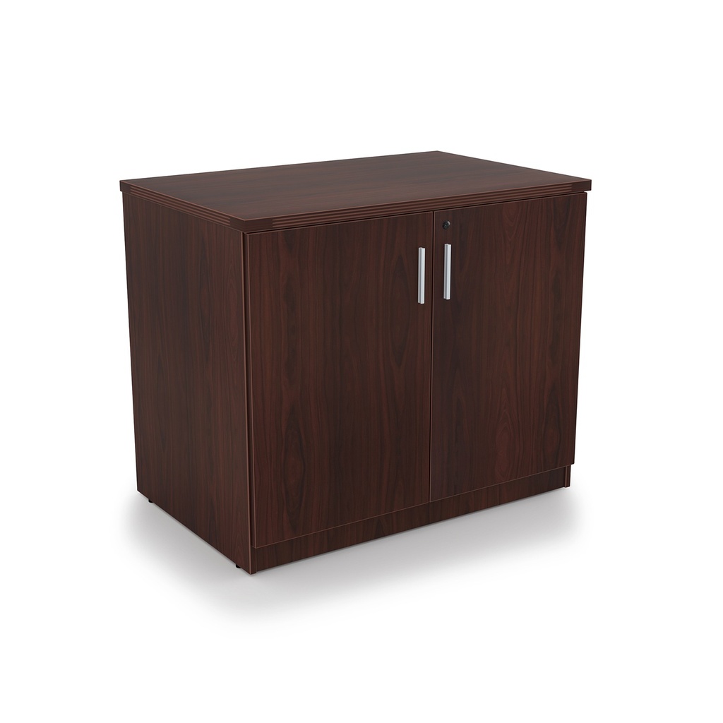 Euroline 36" storage cabinets w/ Lock Mahogany