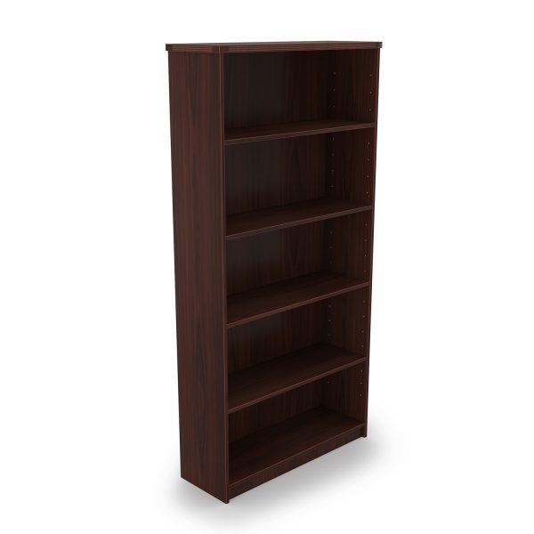 Euroline 69" Bookcase Mahogany
