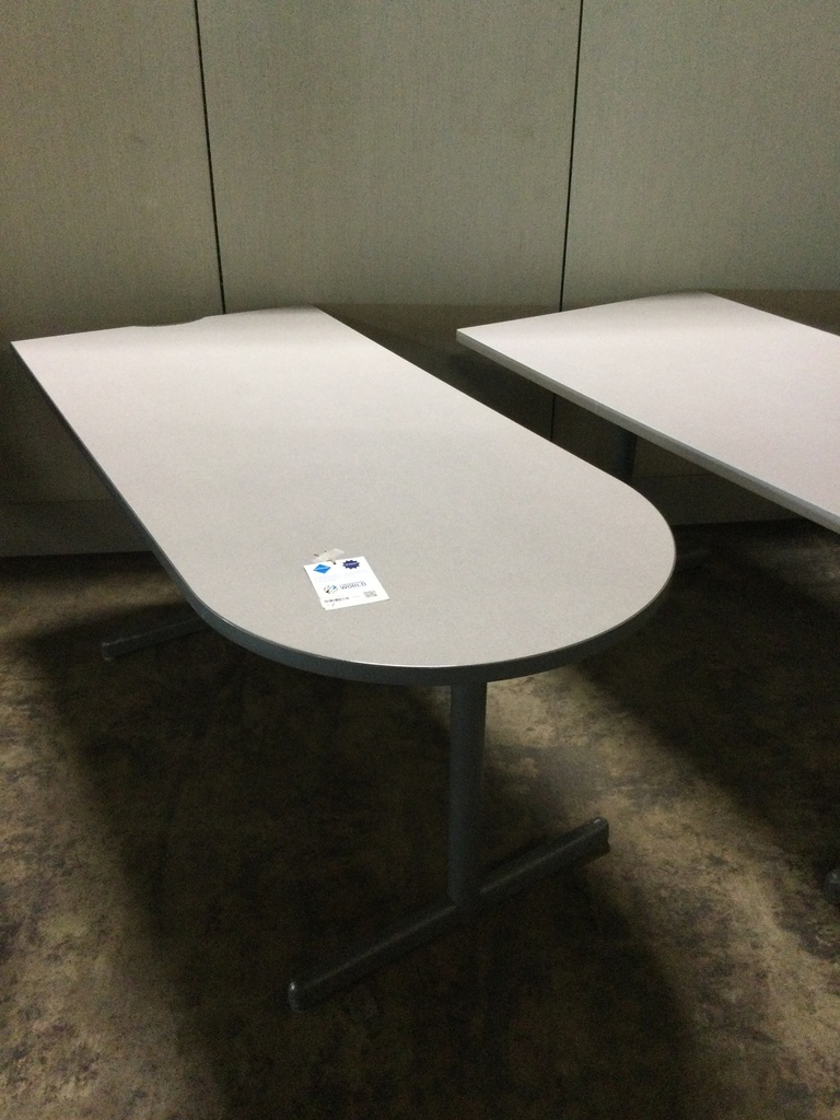 30"x66" Gray Huddle Table