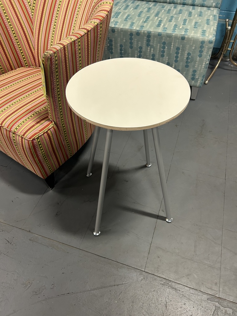 16" White Occasional Tables