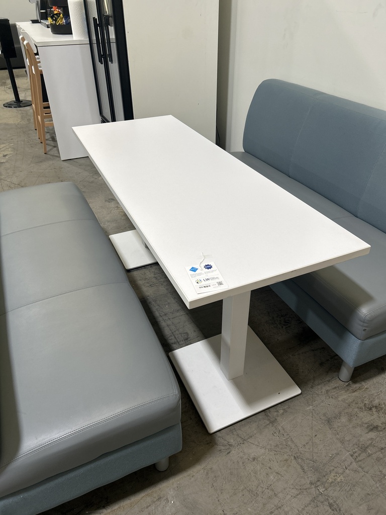 24x66 EnWork - White Cafe Table