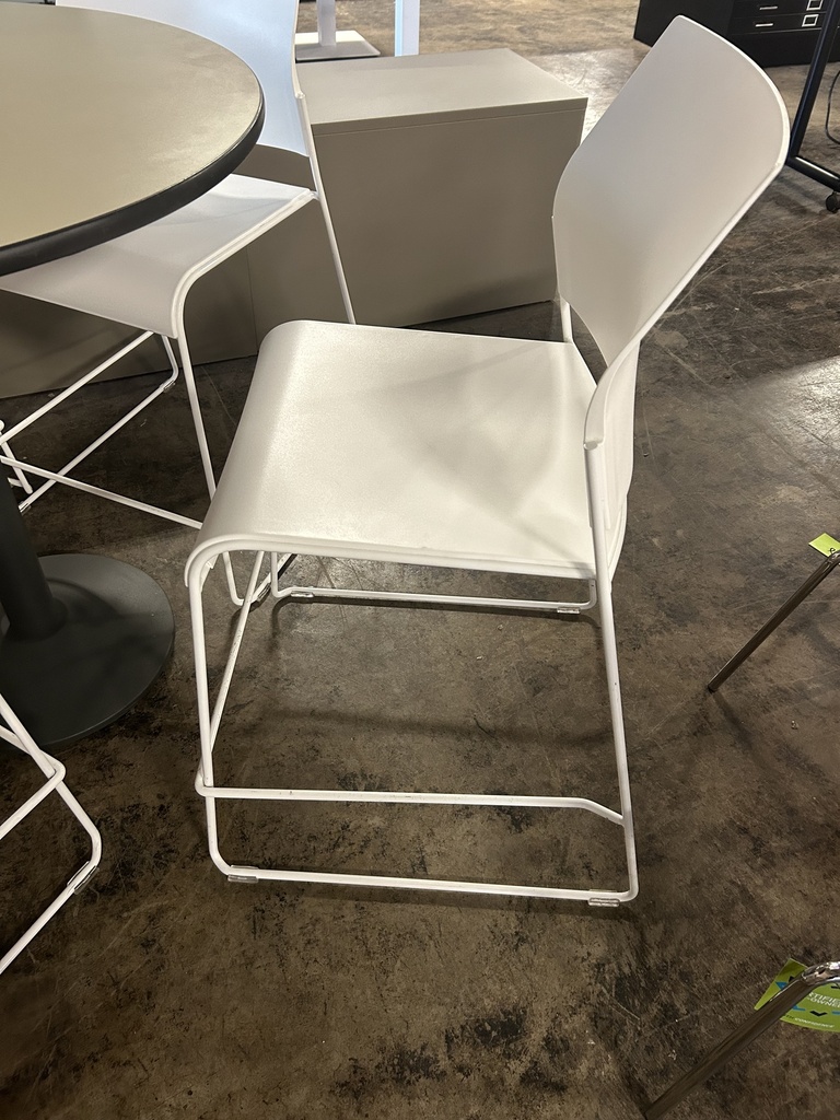 White Bar Stool