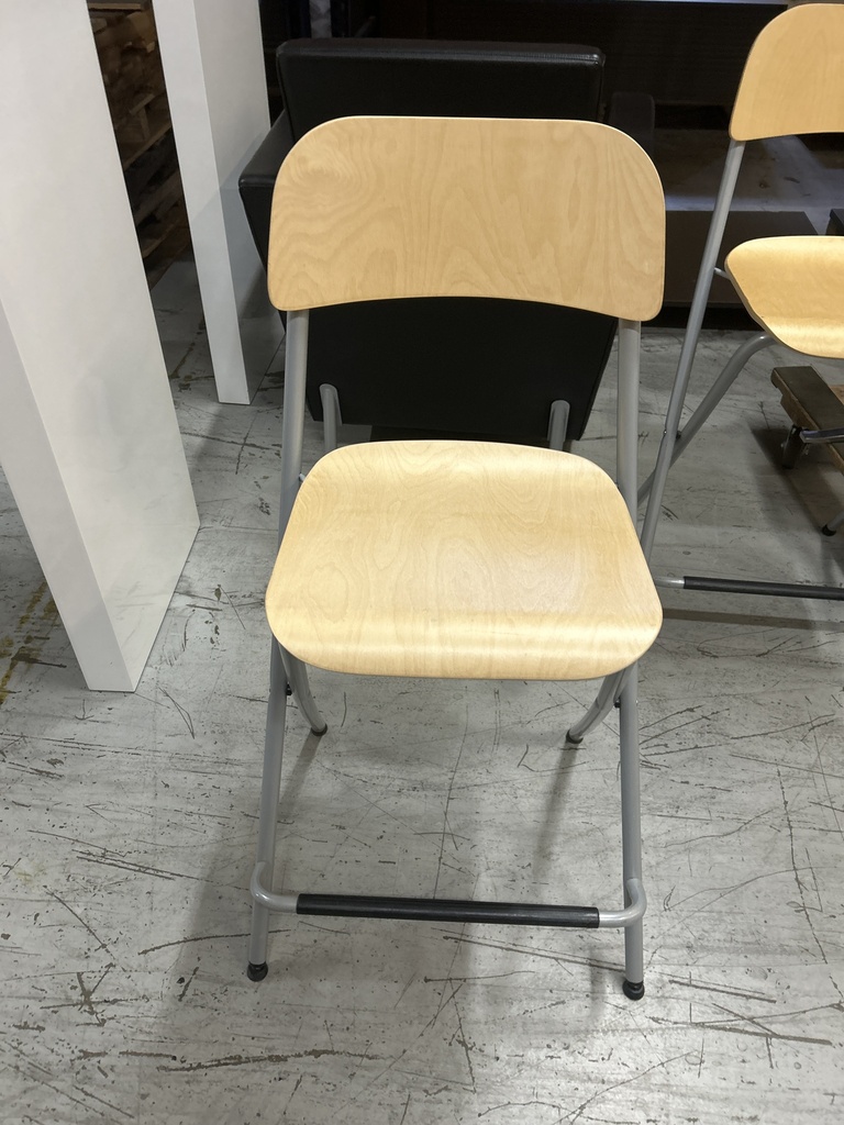 Blonde Folding Stool