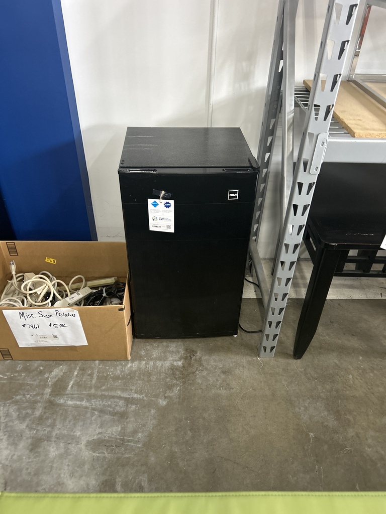 Black RCA Mini Fridge