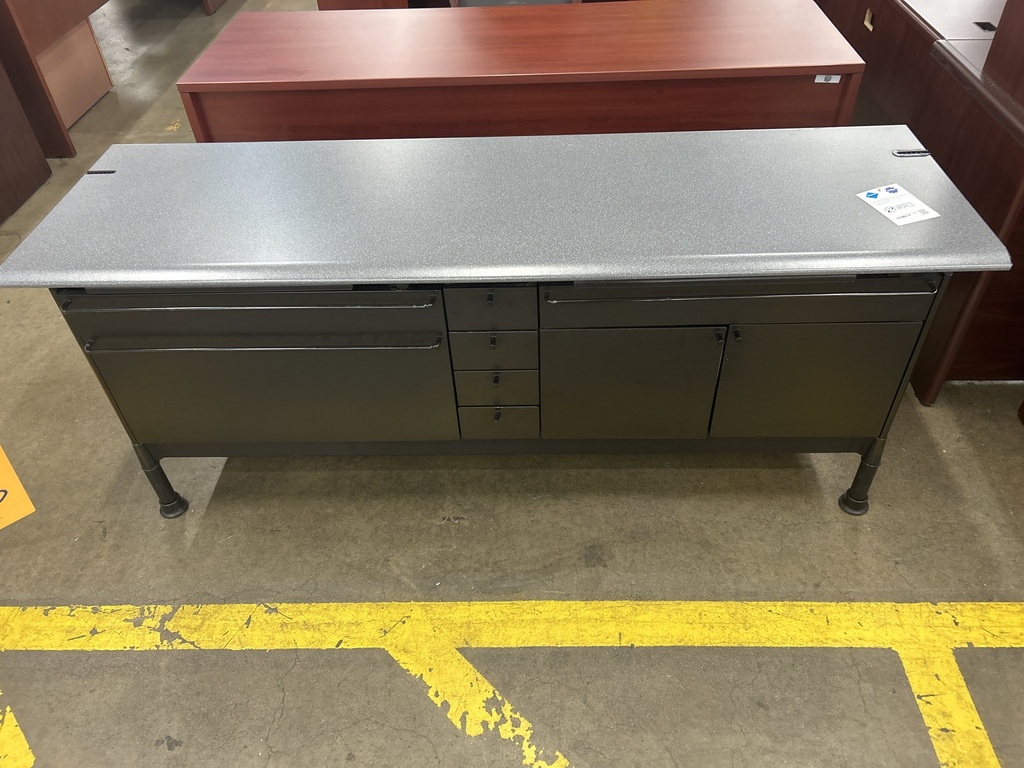 Herman Miller Charcoal Storage Credenza 22x72