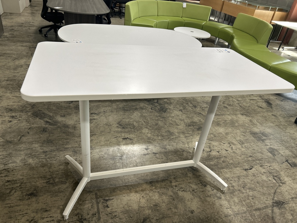 30x60 Herman Miller Cafe Height Table - White