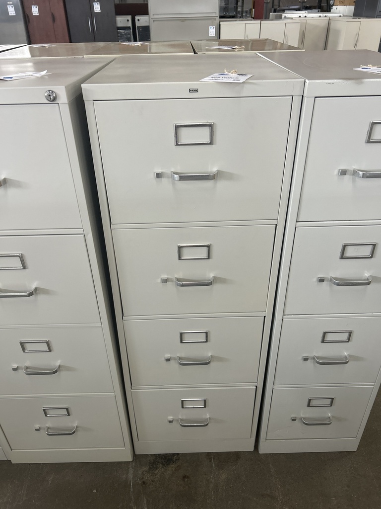 Hon Legal Size Vertical File Cabinets - Putty