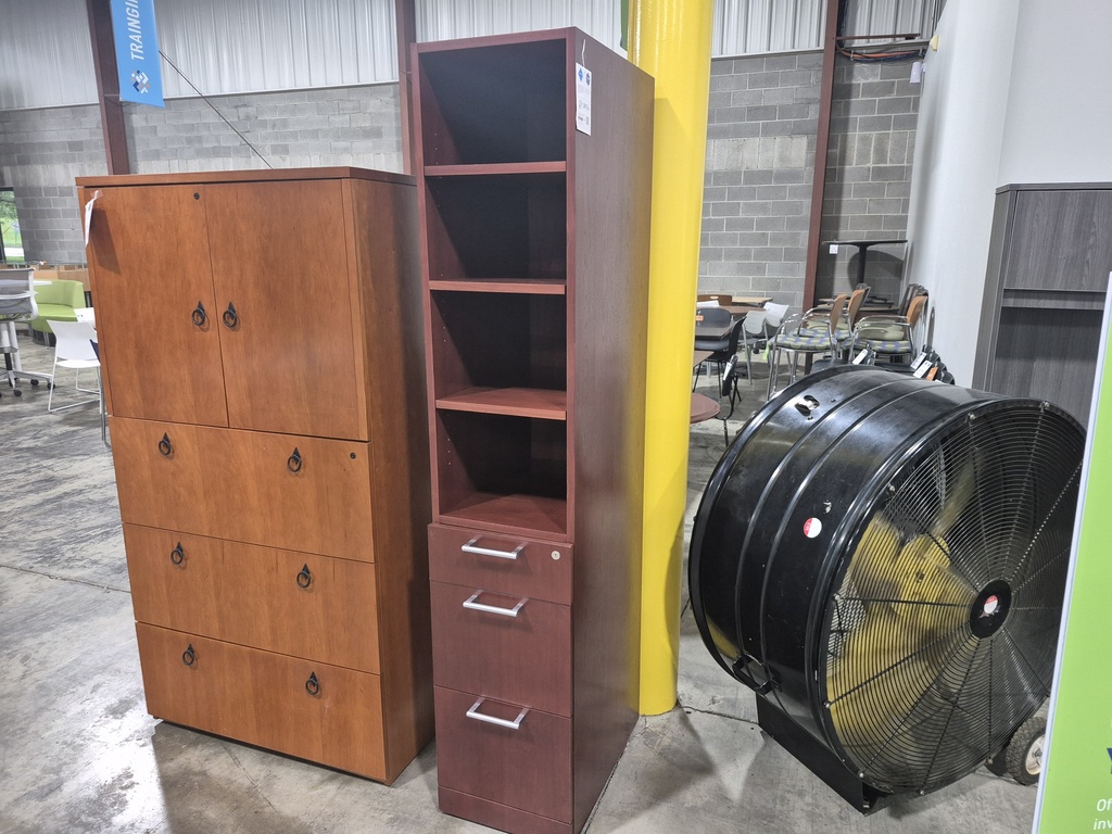 18x72" Mahogany Storage Combo