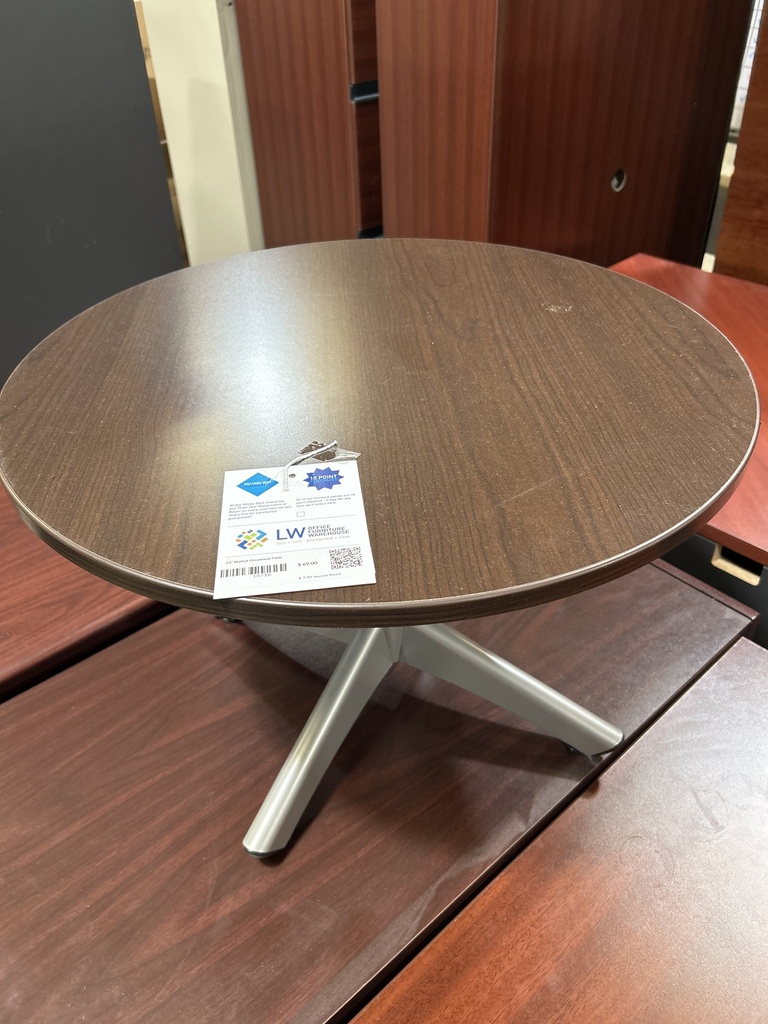 24" Walnut Occasional Table