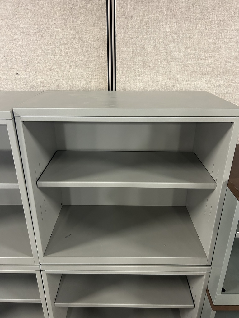 27x30 Herman Miller Gray Open Shelf