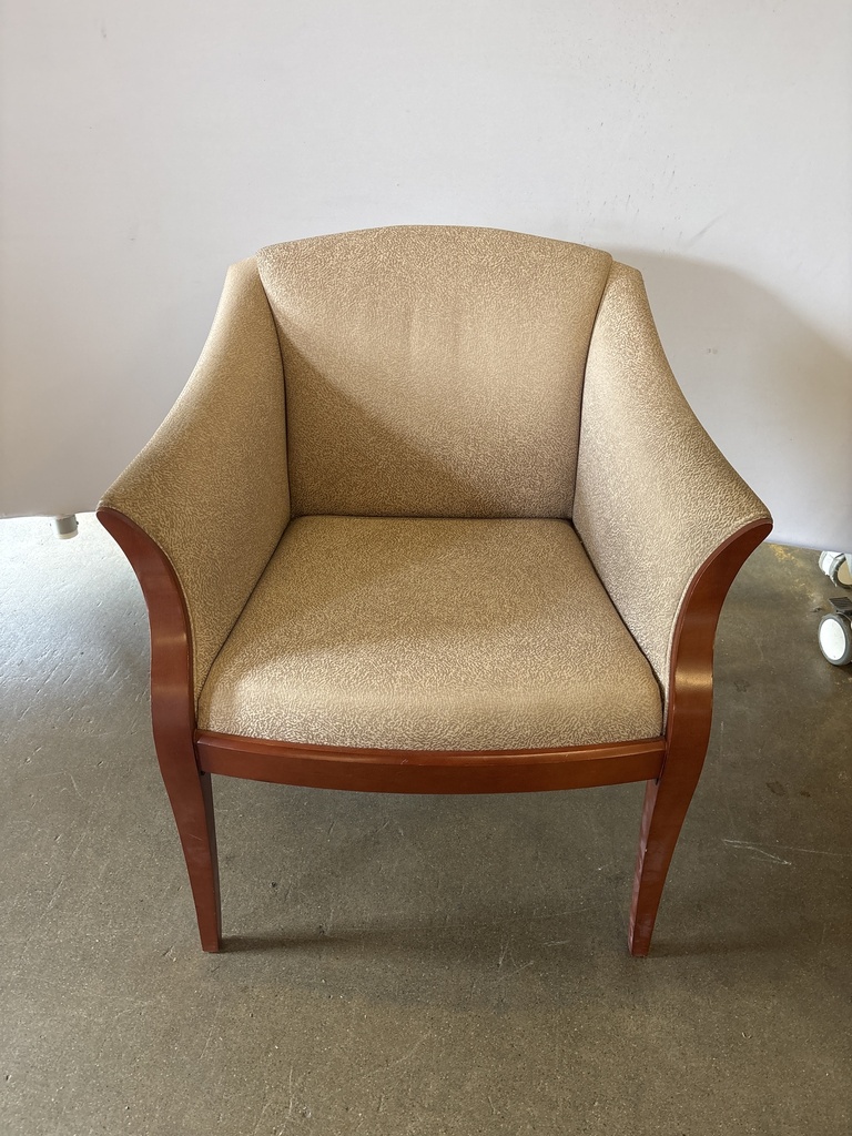 Side Chair - Beige w/ Cherry Trim (Patriot)