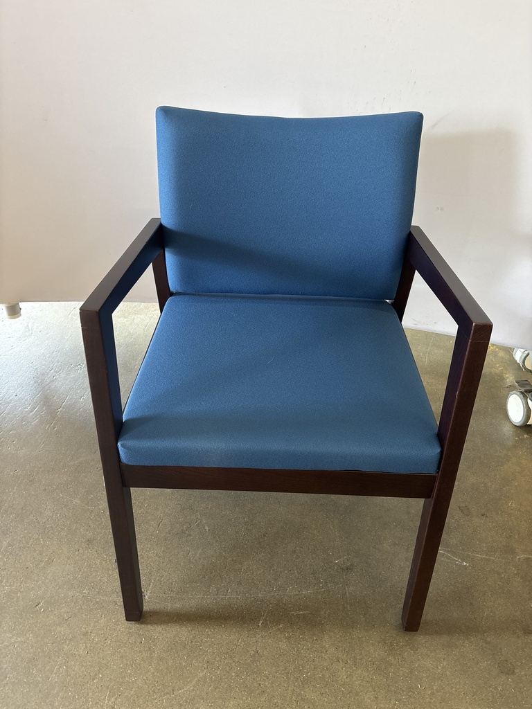 Side Chair - Blue w/ Mocha Trim (OFS)