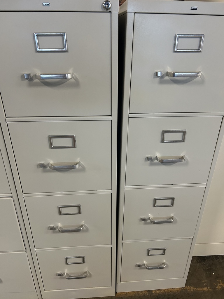 Hon 4 Drawer Vertical File Cabinet - Putty