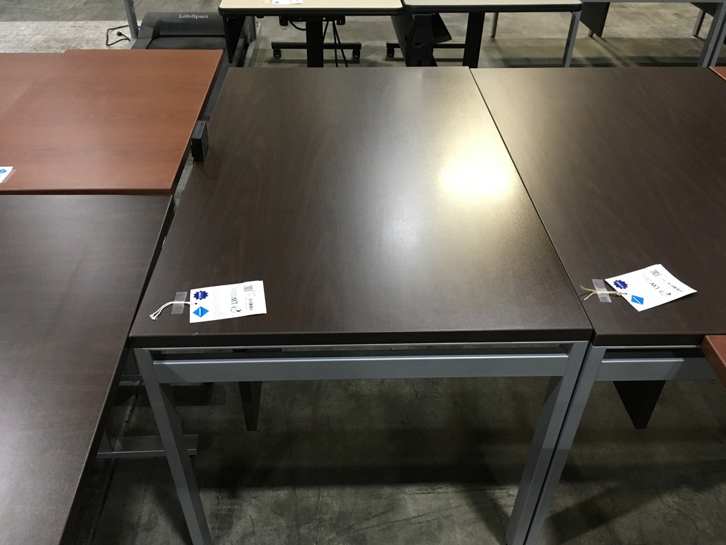 30x48 Walnut Table Desk w/ Modesty