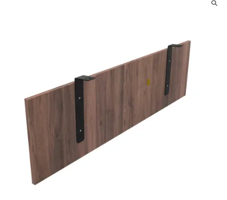 Euroline-Modesty Panel with Fixed Brackets, 12″ x 44″ – For 60″W Surface-Walnut